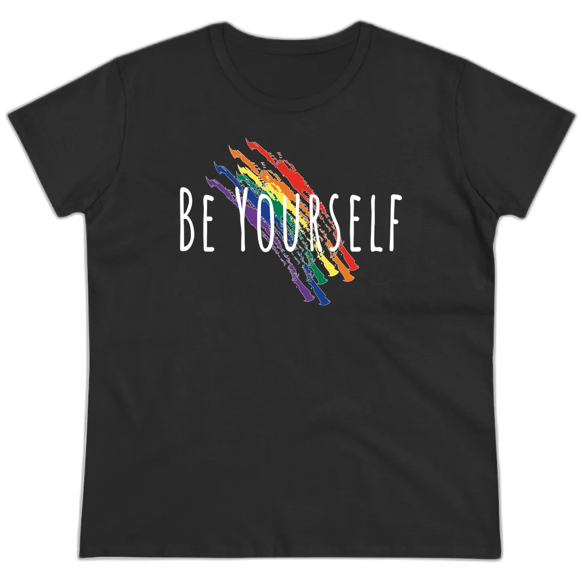 Beyond Left Indonesia Pride Map design featuring Indonesia's outline in rainbow pride colors with regional boundaries labeled in Black