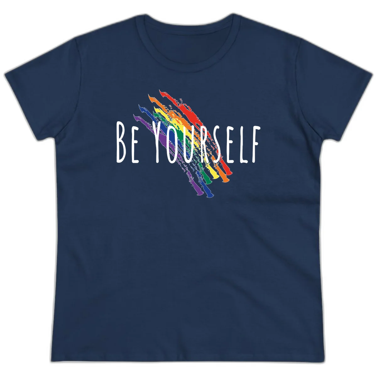 Beyond Left Indonesia Pride Map design featuring Indonesia's outline in rainbow pride colors with regional boundaries labeled in Navy