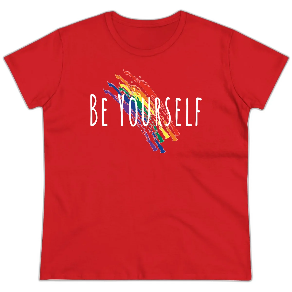 Beyond Left Indonesia Pride Map design featuring Indonesia's outline in rainbow pride colors with regional boundaries labeled in Red