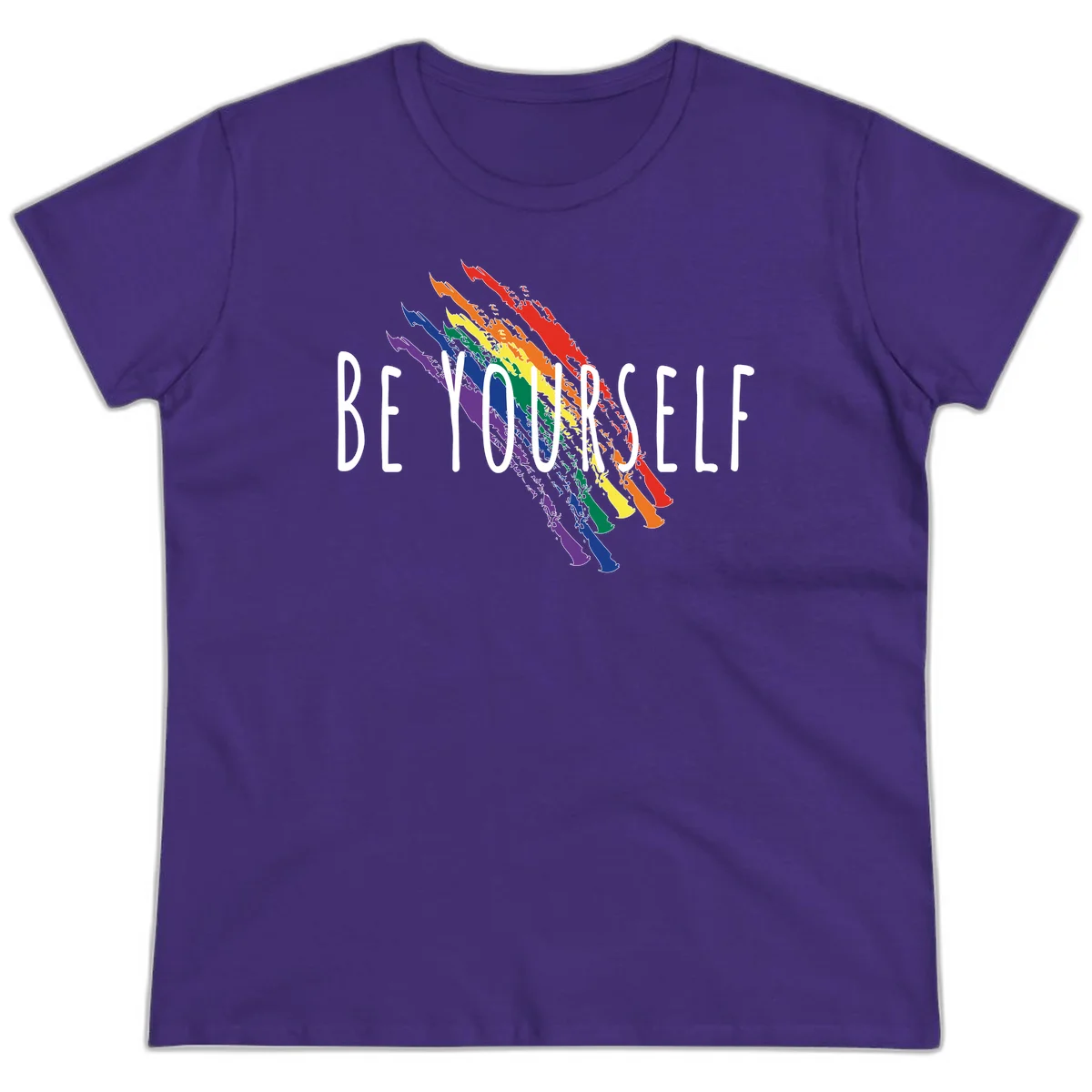 Beyond Left Indonesia Pride Map design featuring Indonesia's outline in rainbow pride colors with regional boundaries labeled in Purple