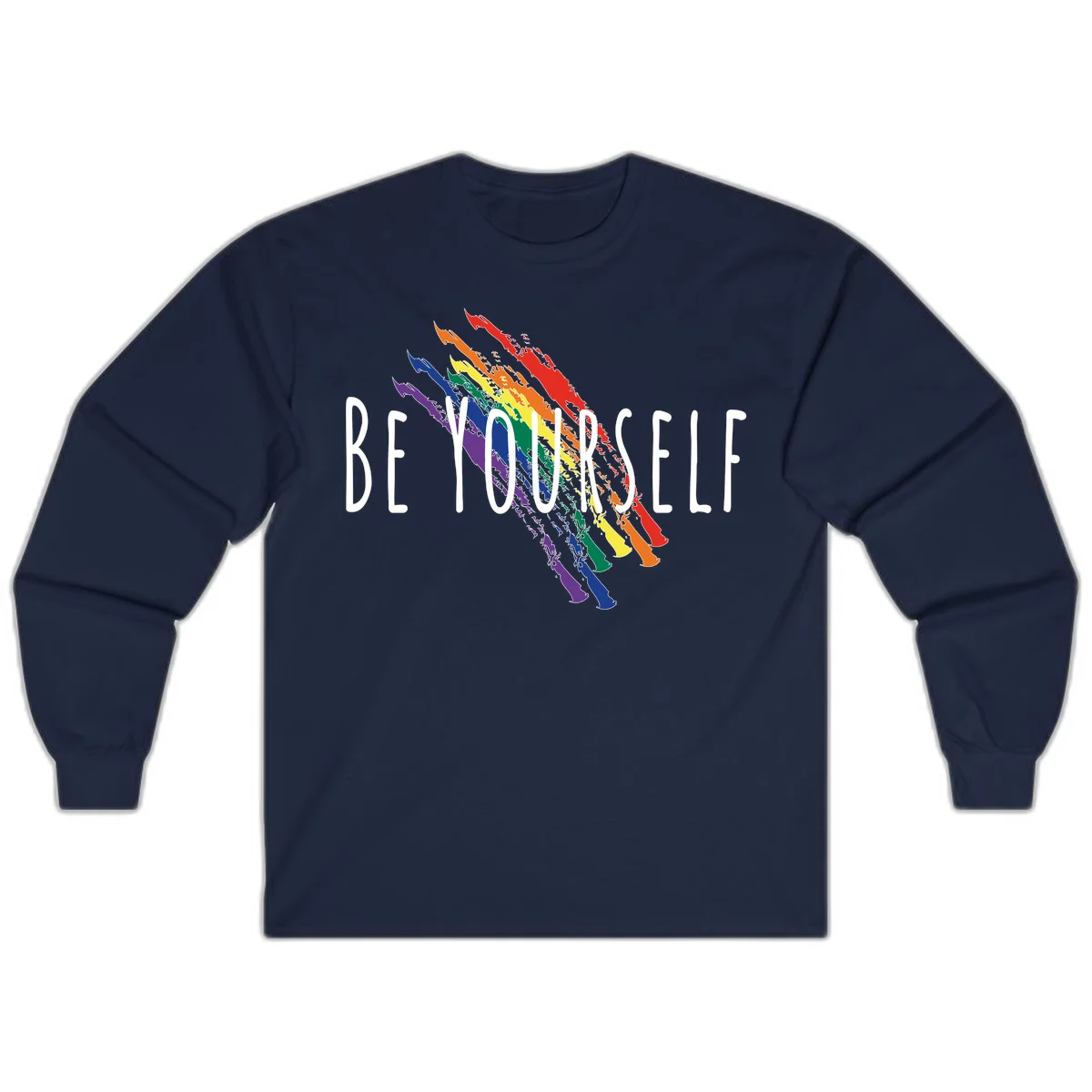 Beyond Left Indonesia Pride Map design featuring Indonesia's outline in rainbow pride colors with regional boundaries labeled in Navy