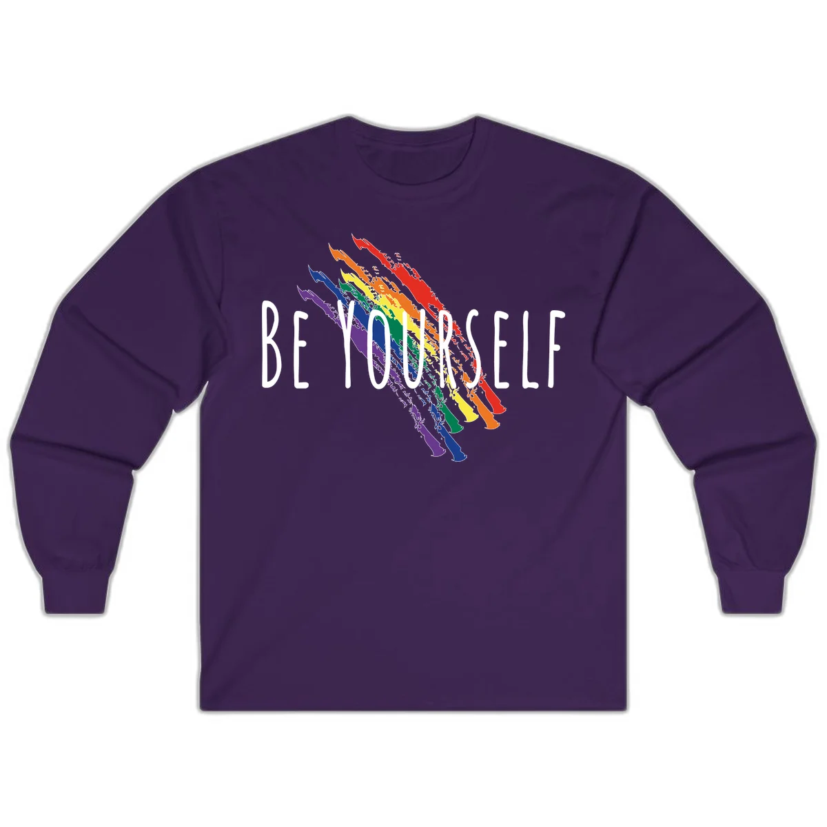 Beyond Left Indonesia Pride Map design featuring Indonesia's outline in rainbow pride colors with regional boundaries labeled in Purple