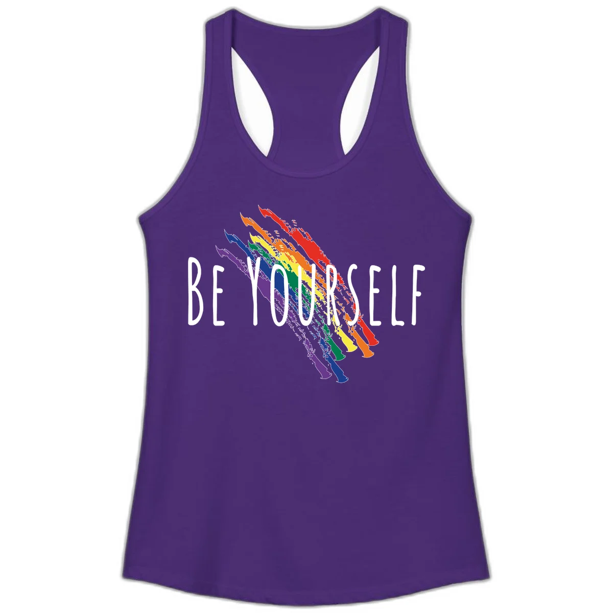 Beyond Left Indonesia Pride Map design featuring Indonesia's outline in rainbow pride colors with regional boundaries labeled in Solid Purple Rush