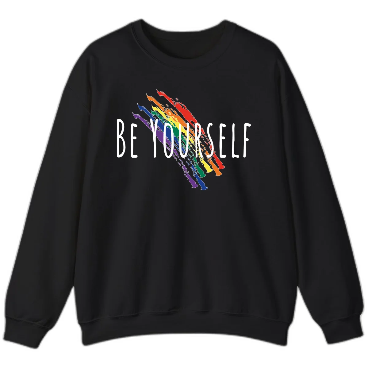 Beyond Left Indonesia Pride Map design featuring Indonesia's outline in rainbow pride colors with regional boundaries labeled in Black