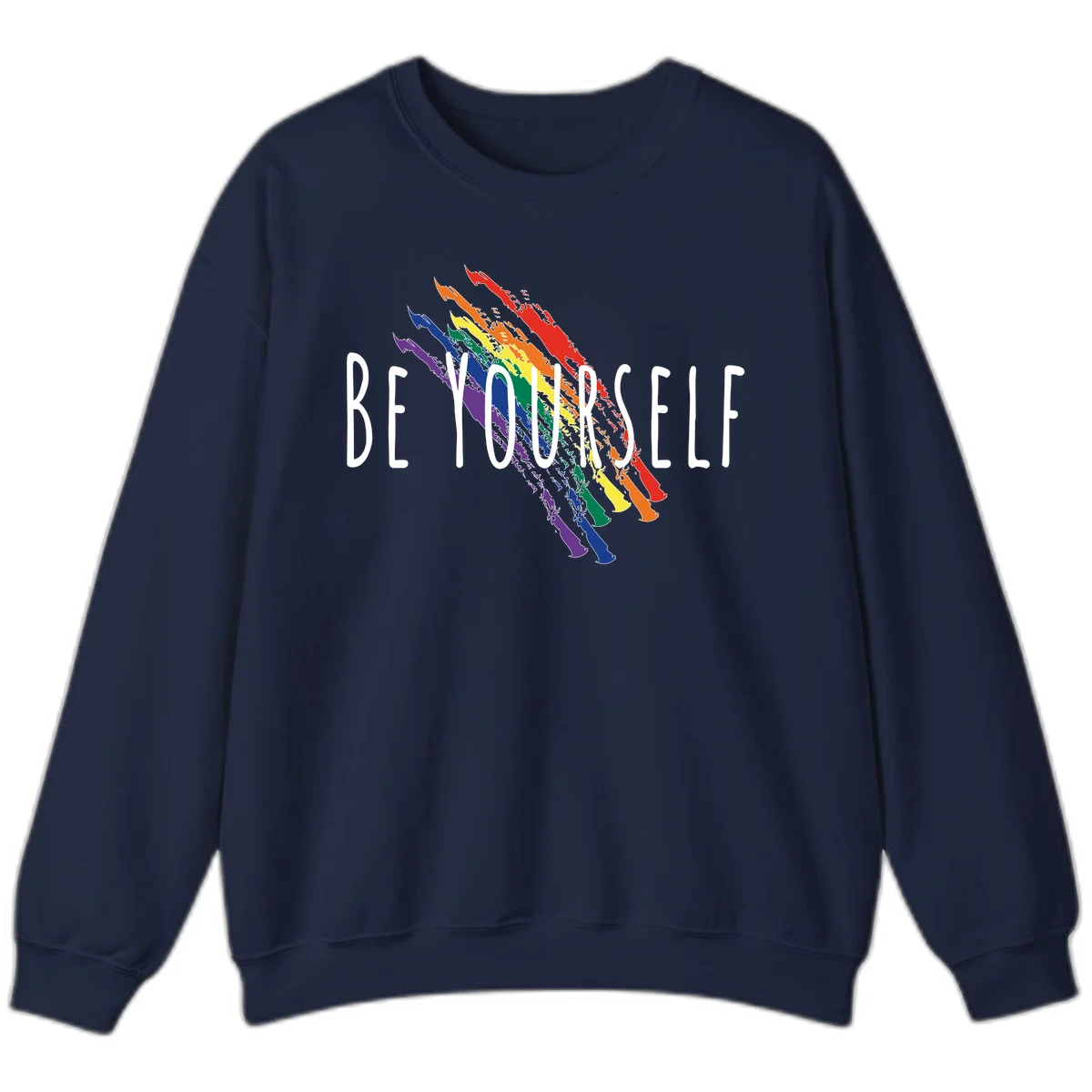 Beyond Left Indonesia Pride Map design featuring Indonesia's outline in rainbow pride colors with regional boundaries labeled in Navy