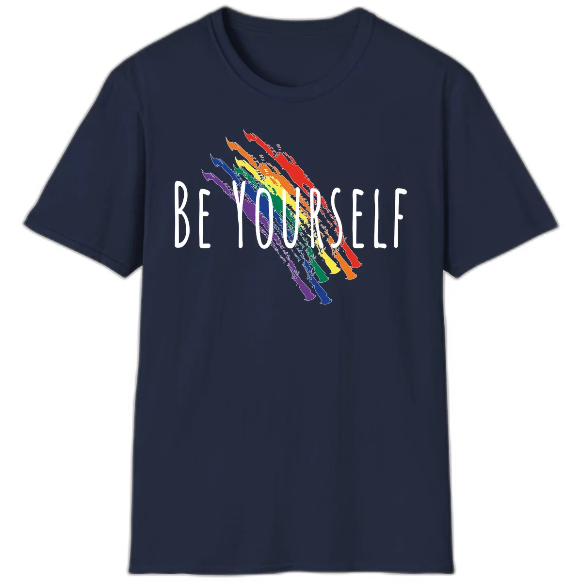 Beyond Left Indonesia Pride Map design featuring Indonesia's outline in rainbow pride colors with regional boundaries labeled in Navy