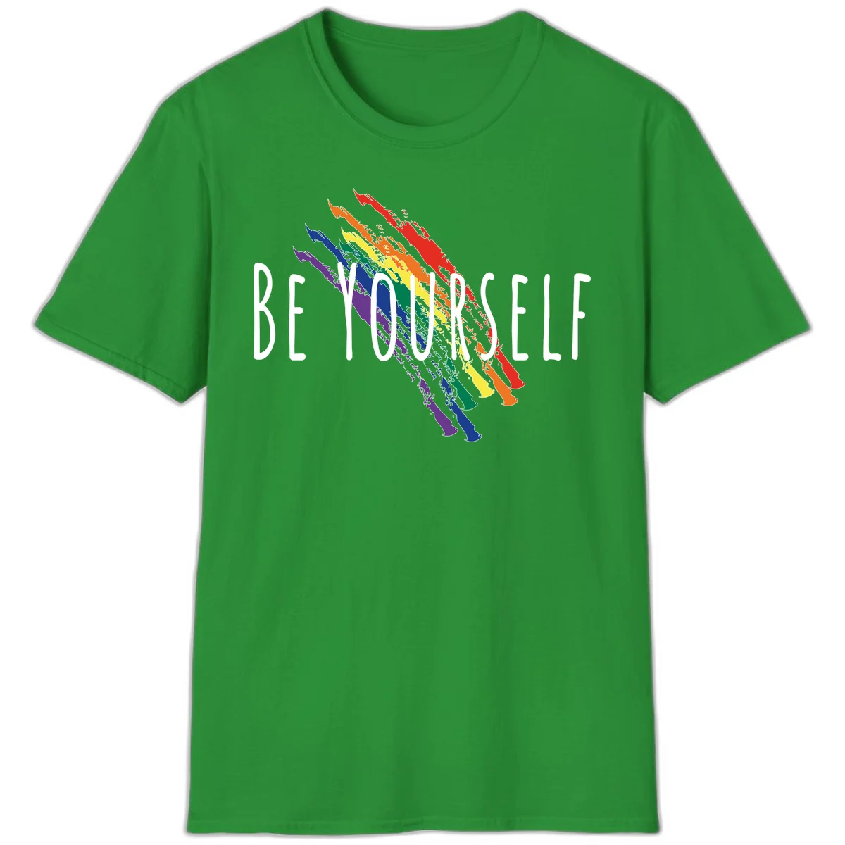 Beyond Left Indonesia Pride Map design featuring Indonesia's outline in rainbow pride colors with regional boundaries labeled in Irish Green