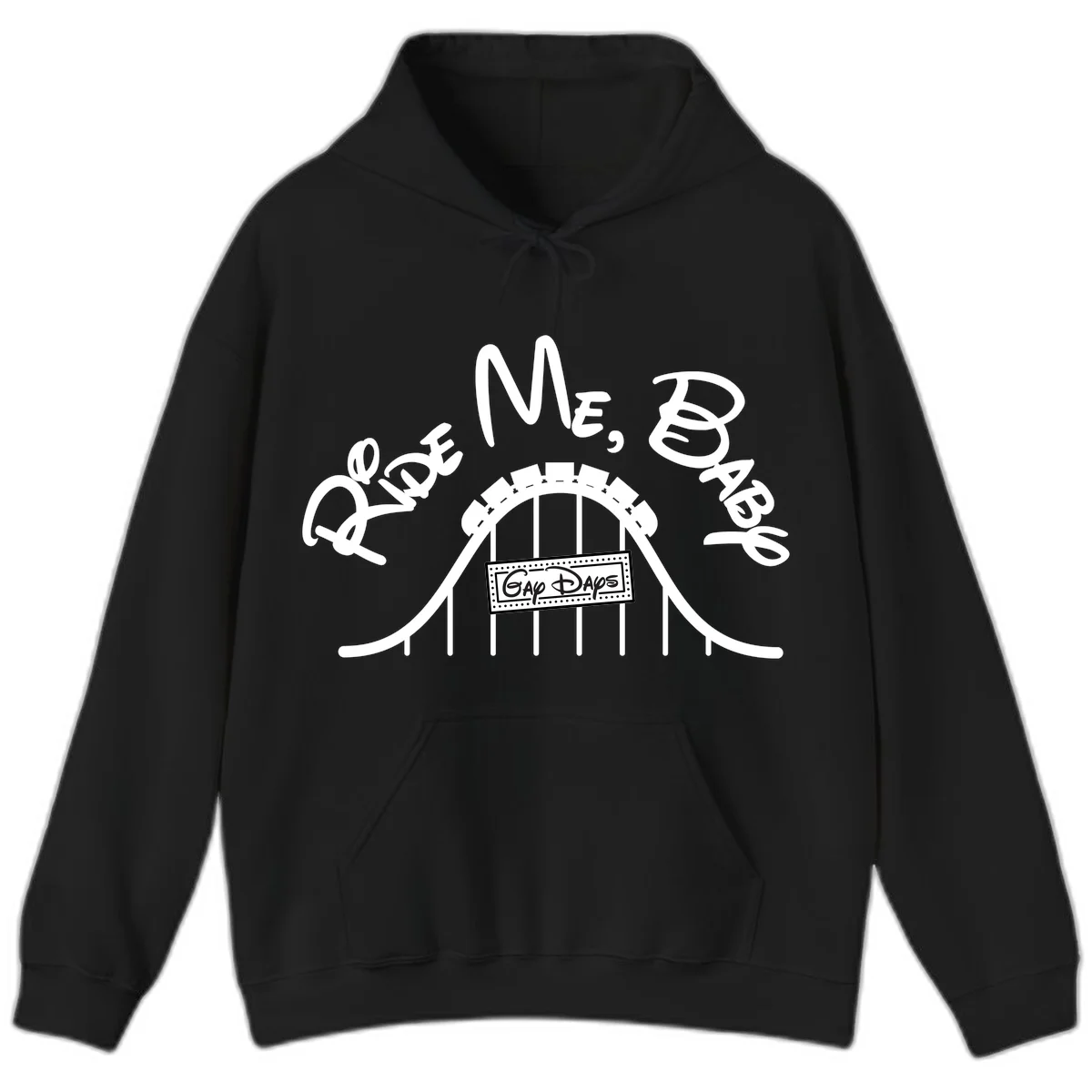 Nautical ship wheel design with 'Once More Into The Gap Days' text and wavy water elements for adventure-themed apparel in Black