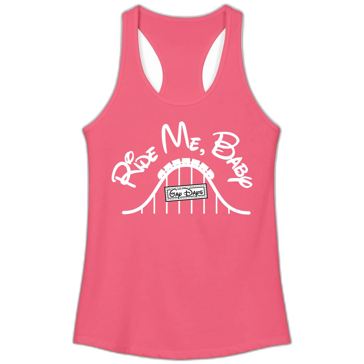 Nautical ship wheel design with 'Once More Into The Gap Days' text and wavy water elements for adventure-themed apparel in Hot Pink