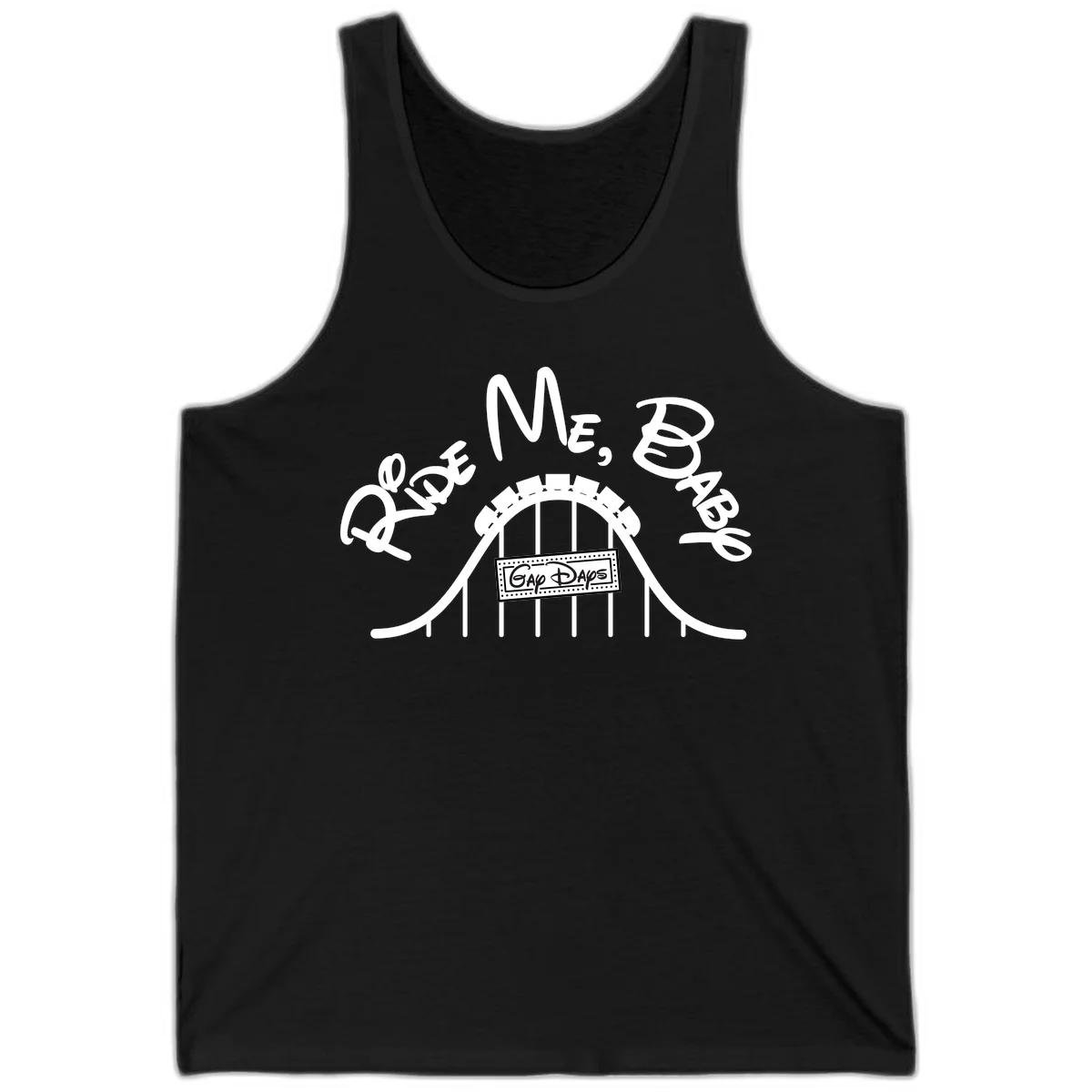 Nautical ship wheel design with 'Once More Into The Gap Days' text and wavy water elements for adventure-themed apparel in Black