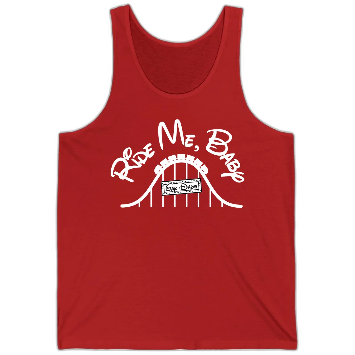 Nautical ship wheel design with 'Once More Into The Gap Days' text and wavy water elements for adventure-themed apparel in Red